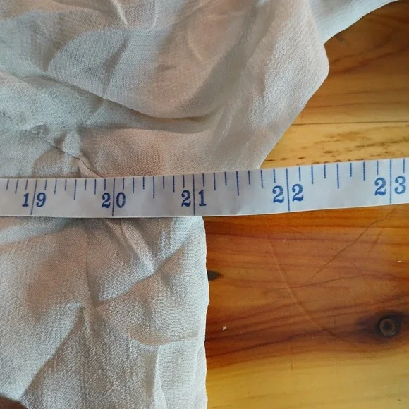 Vintage Collection Embroidered Beaded Boho Cream Rainbow Tunic Top Women Medium - Picture 10 of 10